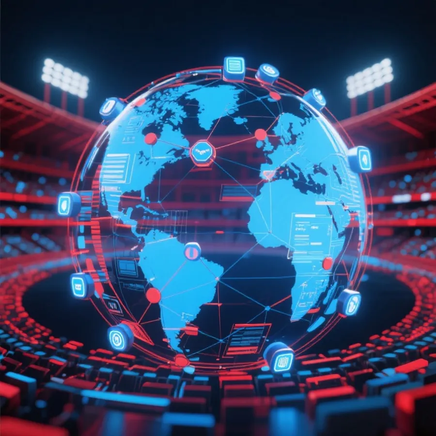 去中心化高速节点连接示意图